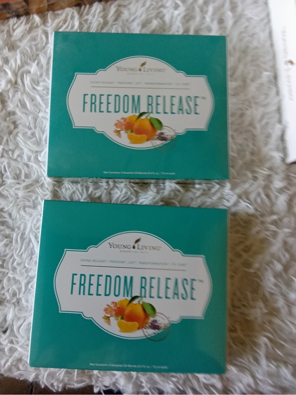 Young Living Freedom Release Bath & Body Set — Teal